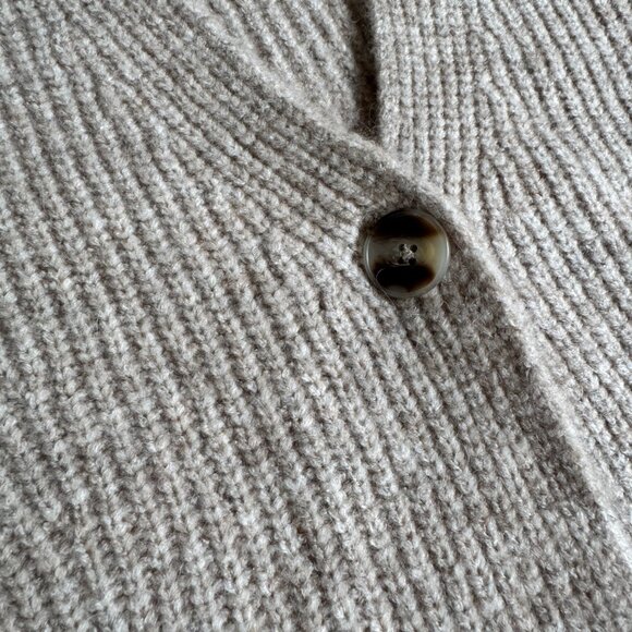 Nordstrom One-Button V-Neck Rib Cardigan - Picture 11 of 11